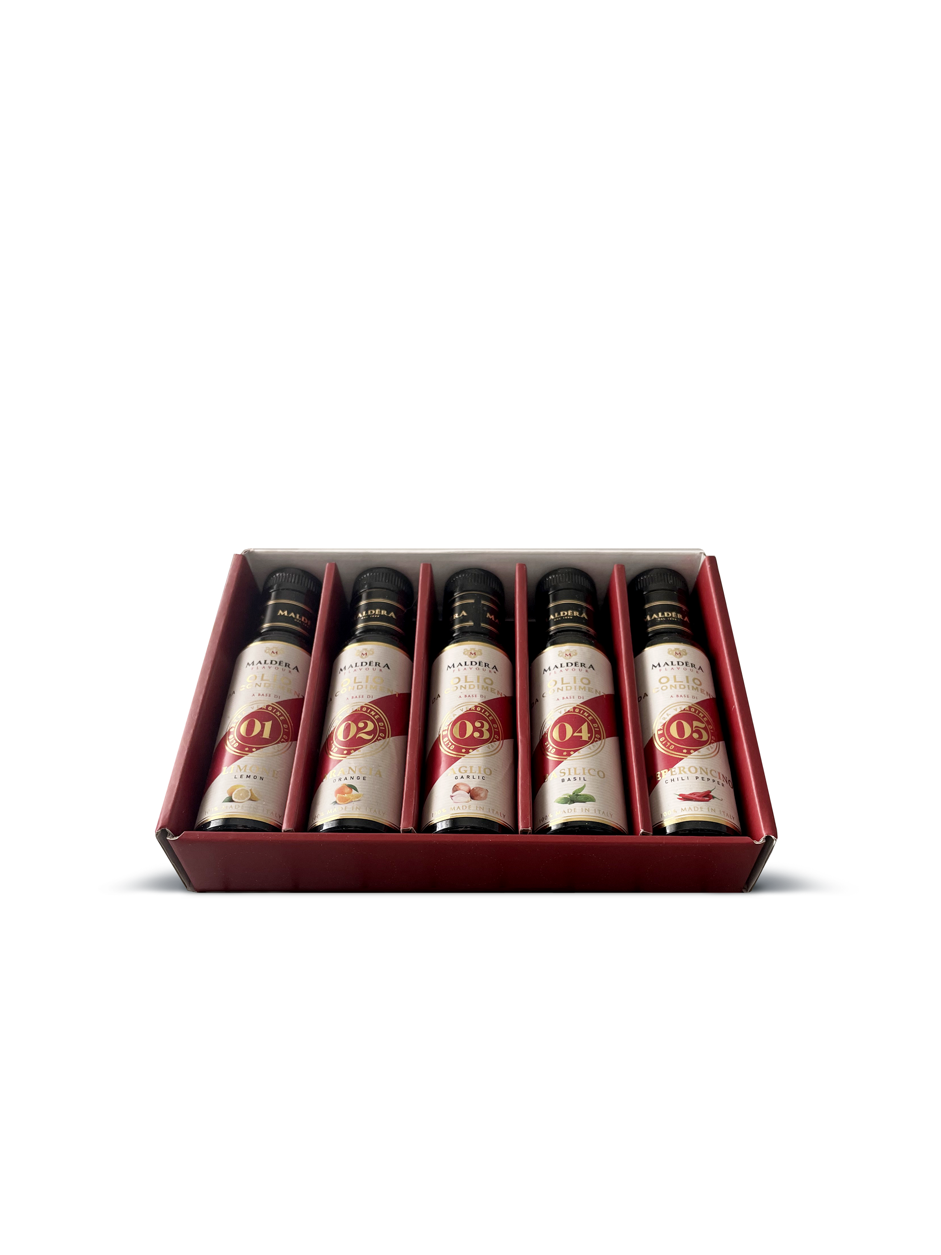 Scatola 5 olii aromatizzati